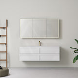 Lukka 600-1500mm New Hamilton Federation Slim Wall Hung PVC Vanity Variant Colour Available
