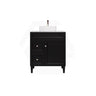 Lukka Harold Federation 600-1500mm Matt Black/White PVC Freestanding Vanity with Legs