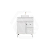 Lukka Harold Federation 600-1500mm Matt Black/White PVC Freestanding Vanity with Legs