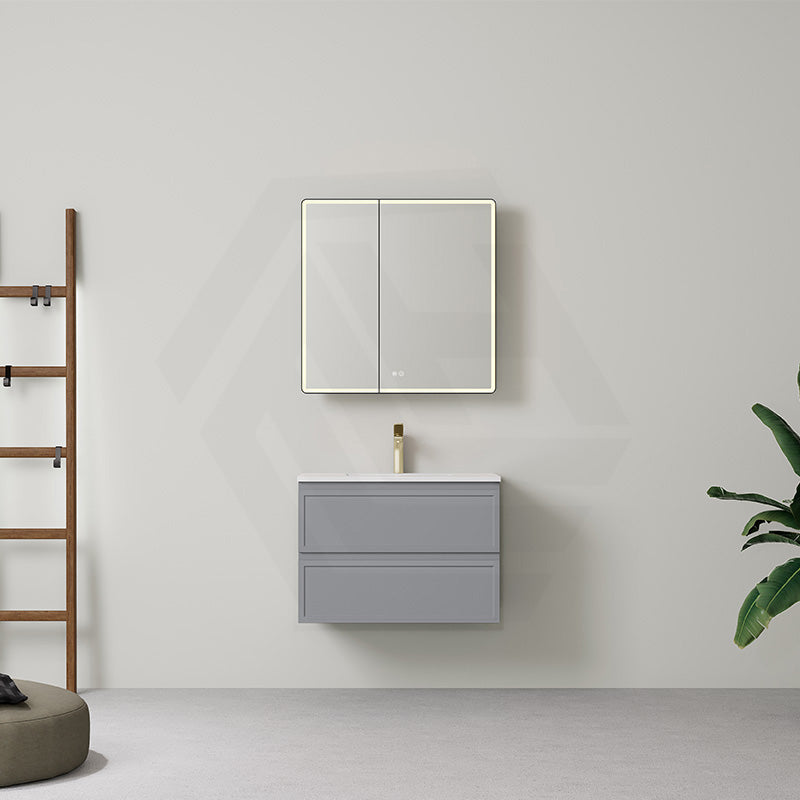 Lukka 600-1500mm New Hamilton Federation Slim Wall Hung PVC Vanity Variant Colour Available