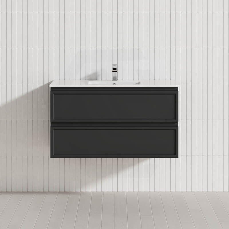 Lukka 600-1500mm New Hamilton Federation Slim Wall Hung PVC Vanity Variant Colour Available
