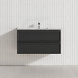 Lukka 600-1500mm New Hamilton Federation Slim Wall Hung PVC Vanity Variant Colour Available