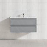 Lukka 600-1500mm New Hamilton Federation Slim Wall Hung PVC Vanity Variant Colour Available