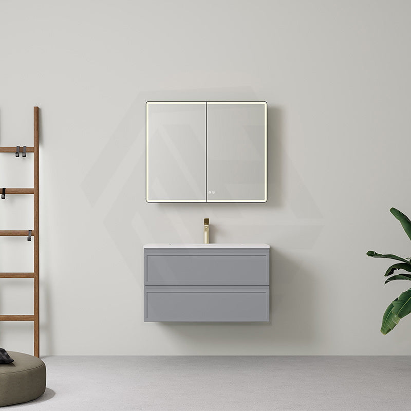 Lukka 600-1500mm New Hamilton Federation Slim Wall Hung PVC Vanity Variant Colour Available