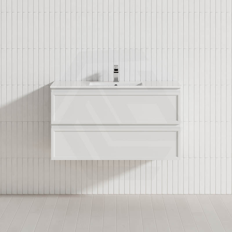 Lukka 600-1500mm New Hamilton Federation Slim Wall Hung PVC Vanity Variant Colour Available
