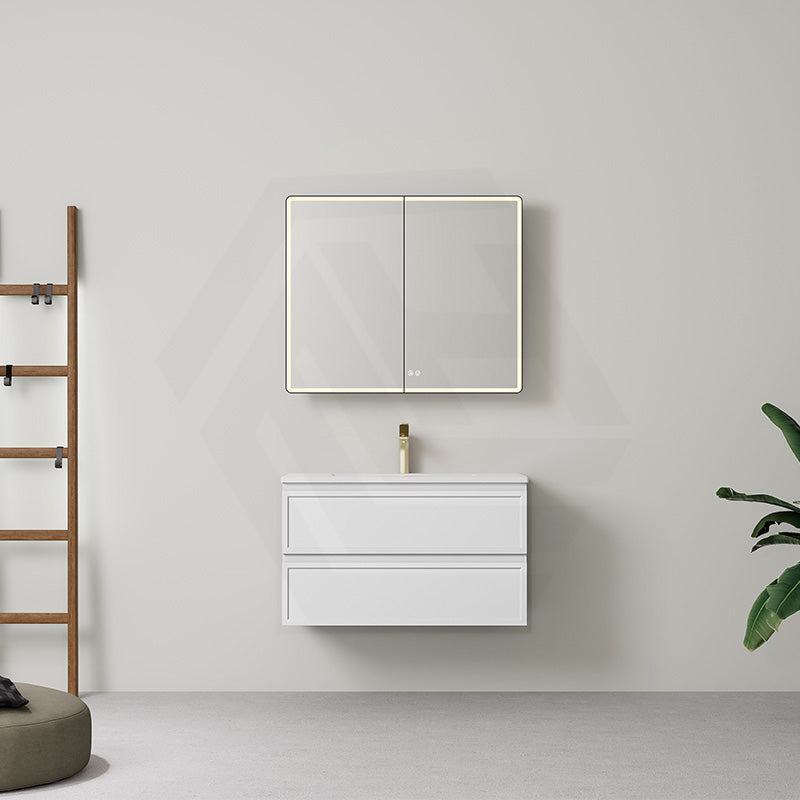 Lukka 600-1500mm New Hamilton Federation Slim Wall Hung PVC Vanity Variant Colour Available
