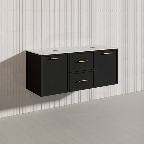 Lukka 1200mm Kingsley Federation Wall Hung PVC Vanity Single/Double Bowls Variant Colour Available