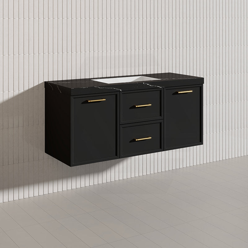 Lukka 1200mm Kingsley Federation Wall Hung PVC Vanity Single/Double Bowls Variant Colour Available