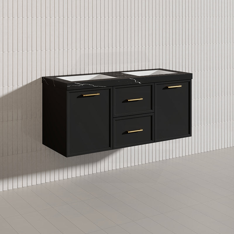 Lukka 1200mm Kingsley Federation Wall Hung PVC Vanity Single/Double Bowls Variant Colour Available