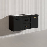 Lukka 1200mm Kingsley Federation Wall Hung PVC Vanity Single/Double Bowls Variant Colour Available