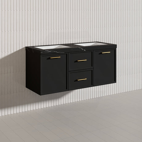 Lukka 1200mm Kingsley Federation Wall Hung PVC Vanity Single/Double Bowls Variant Colour Available