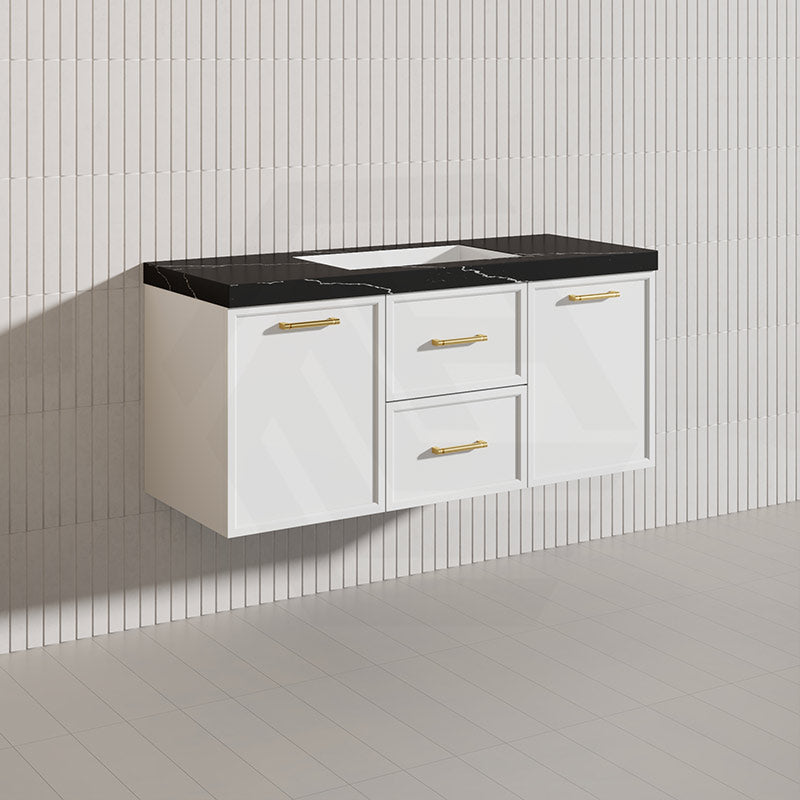 Lukka 1200mm Kingsley Federation Wall Hung PVC Vanity Single/Double Bowls Variant Colour Available