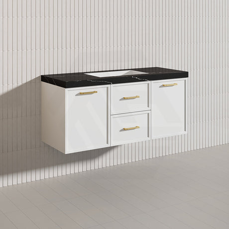 Lukka 1200mm Kingsley Federation Wall Hung PVC Vanity Single/Double Bowls Variant Colour Available
