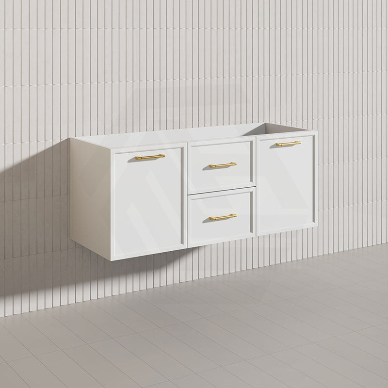 Lukka 1200mm Kingsley Federation Wall Hung PVC Vanity Single/Double Bowls Variant Colour Available