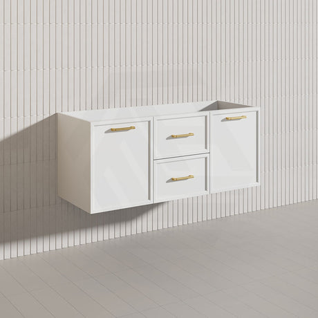 Lukka 1200mm Kingsley Federation Wall Hung PVC Vanity Single/Double Bowls Variant Colour Available