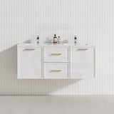 Lukka 600-1500mm Kingsley Federation Wall Hung PVC Vanity Variant Colour Available