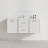 Lukka 600-1500mm Kingsley Federation Wall Hung PVC Vanity Variant Colour Available