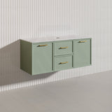 Lukka 1200mm Kingsley Federation Wall Hung PVC Vanity Single/Double Bowls Variant Colour Available