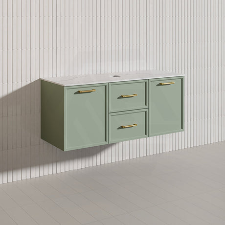 Lukka 1200mm Kingsley Federation Wall Hung PVC Vanity Single/Double Bowls Variant Colour Available