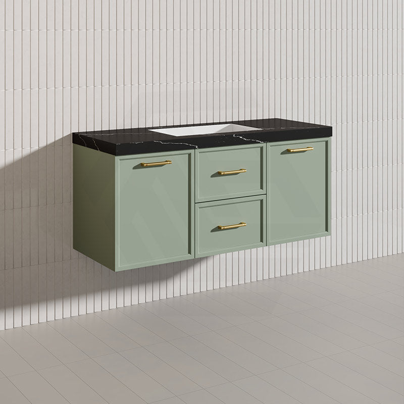 Lukka 1200mm Kingsley Federation Wall Hung PVC Vanity Single/Double Bowls Variant Colour Available