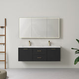 Lukka 600-1500mm Kingsley Federation Wall Hung PVC Vanity Variant Colour Available
