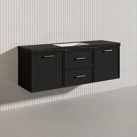 Lukka 1500mm Kingsley Federation Wall Hung PVC Vanity Single/Double Bowls Variant Colour Available