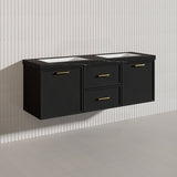 Lukka 1500mm Kingsley Federation Wall Hung PVC Vanity Single/Double Bowls Variant Colour Available