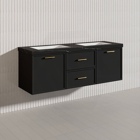 Lukka 1500mm Kingsley Federation Wall Hung PVC Vanity Single/Double Bowls Variant Colour Available