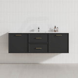 Lukka 600-1500mm Kingsley Federation Wall Hung PVC Vanity Variant Colour Available