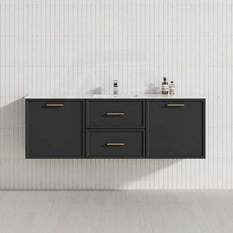 Lukka 600-1500mm Kingsley Federation Wall Hung PVC Vanity Variant Colour Available