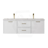 Lukka 600-1500mm Kingsley Federation Wall Hung PVC Vanity Variant Colour Available