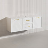 Lukka 1500mm Kingsley Federation Wall Hung PVC Vanity Single/Double Bowls Variant Colour Available