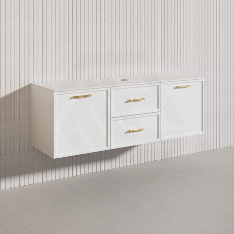 Lukka 1500mm Kingsley Federation Wall Hung PVC Vanity Single/Double Bowls Variant Colour Available