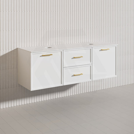 Lukka 1500mm Kingsley Federation Wall Hung PVC Vanity Single/Double Bowls Variant Colour Available