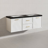 Lukka 1500mm Kingsley Federation Wall Hung PVC Vanity Single/Double Bowls Variant Colour Available