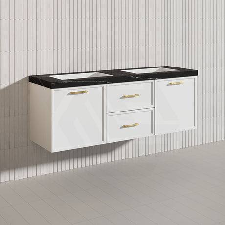 Lukka 1500mm Kingsley Federation Wall Hung PVC Vanity Single/Double Bowls Variant Colour Available