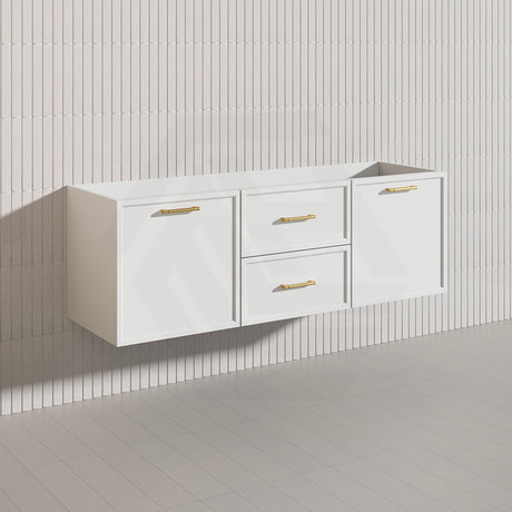 Lukka 1500mm Kingsley Federation Wall Hung PVC Vanity Single/Double Bowls Variant Colour Available