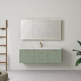 Lukka 600-1500mm Kingsley Federation Wall Hung PVC Vanity Variant Colour Available