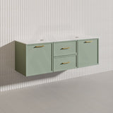 Lukka 1500mm Kingsley Federation Wall Hung PVC Vanity Single/Double Bowls Variant Colour Available