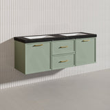 Lukka 1500mm Kingsley Federation Wall Hung PVC Vanity Single/Double Bowls Variant Colour Available