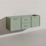 Lukka 1500mm Kingsley Federation Wall Hung PVC Vanity Single/Double Bowls Variant Colour Available