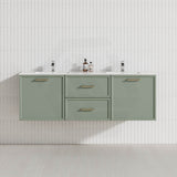 Lukka 600-1500mm Kingsley Federation Wall Hung PVC Vanity Variant Colour Available
