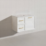 Lukka 750mm Kingsley Federation Wall Hung PVC Vanity Variant Colour Available