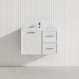 Lukka 600-1500mm Kingsley Federation Wall Hung PVC Vanity Variant Colour Available