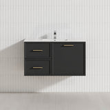 Lukka 600-1500mm Kingsley Federation Wall Hung PVC Vanity Variant Colour Available