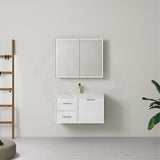 Lukka 600-1500mm Kingsley Federation Wall Hung PVC Vanity Variant Colour Available