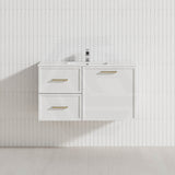 Lukka 600-1500mm Kingsley Federation Wall Hung PVC Vanity Variant Colour Available