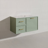 Lukka 900mm Kingsley Federation Wall Hung PVC Vanity Variant Colour Available