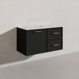 Lukka 900mm Kingsley Federation Wall Hung PVC Vanity Variant Colour Available