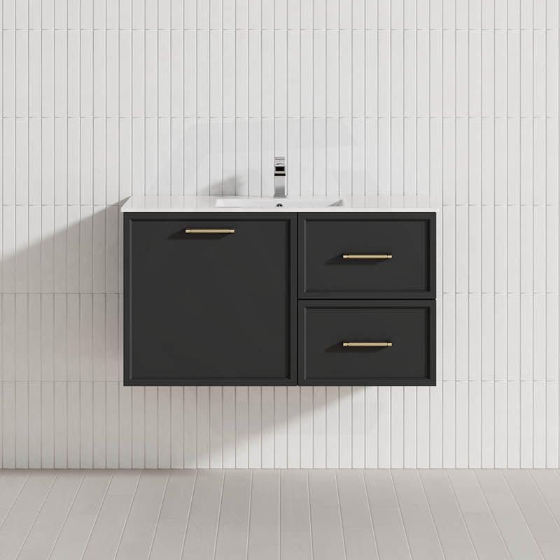 Lukka 600-1500mm Kingsley Federation Wall Hung PVC Vanity Variant Colour Available